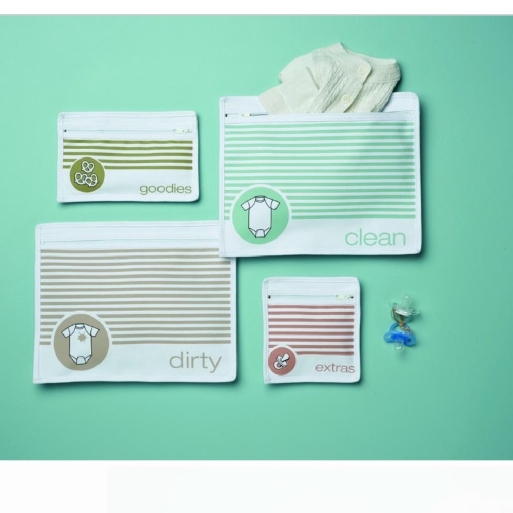 Diaper bag pouches (set of 4)